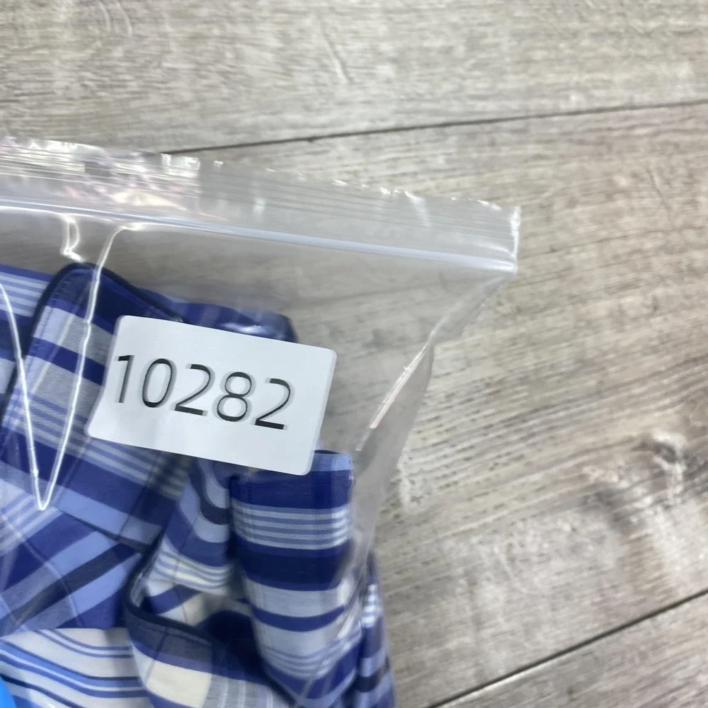 Polo Ralph‎ Lauren Pajama Shirt Men's XL Blue Plaid Cotton Sleepwear NWT